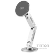 Автотримач XO C148 Universal Magnetic metal 360° rotating Holder Silver