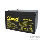 Батарея до ДБЖ Long 12В 12Ач (WP12-12A) (WP12-12A)