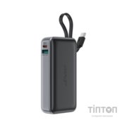 Батарея універсальна Acefast 10000mAh 30W PD, USB-C witch cable, USB-A, Li-Pol, M7 Black (6974316283379)