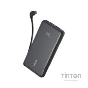 Батарея універсальна Anker 10000mAh, 22.5W, Built-In USB-C Cable, black (A110DH11)