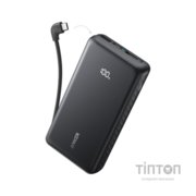 Батарея універсальна Anker 20000mAh 22.5W Built-In USB-C Cable Black (A110EH11)