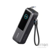Батарея універсальна Anker 25000mAh, 165W, PD/3/0, QC/3/0, Built-In Double USB-C Cables, black (A1695H11)
