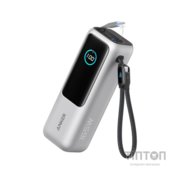Батарея універсальна Anker 25000mAh, 165W, PD/3/0, QC/3/0, Built-In Double USB-C Cables, silver (A1695H41)