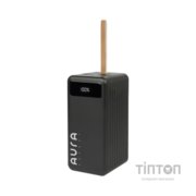 Батарея універсальна AURA NRG-P100 100000mAh 22.5W Black (PBANRG-P100B)