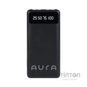 Батарея універсальна AURA NRG10 10000 mAh Black (PBANRG10B)