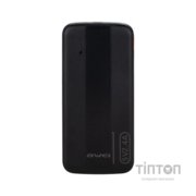 Батарея універсальна AWEI 10000mAh P20K, 12W, Black (6954284009744)