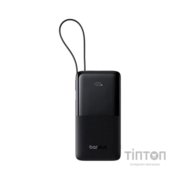 Батарея універсальна Baseus Bipow 2 Digital Display 20000mAh 20W with Built-in USB-C Cable Black (P10077101113-01)