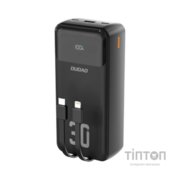 Батарея універсальна Dudao 30000mAh K15 MAX 22.5W, PD, QC, USB-A, Lightning, USB-C(In/Out), with USB-C/Lightning cables (6977196682478)