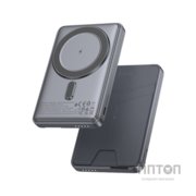 Батарея універсальна HOCO 5000mAh Title PD/20W Magnetic with stand + mini wallet Grey (Q46 / 714988)