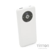 Батарея універсальна Remax 10000mAh 22.5W, cables Type-C + Lighting, White (RPP-37)