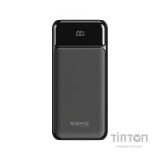 Батарея універсальна Sigma X-power SI30A4QL 30000mAh, PD/20W, QC22.5W, LED, cable 20w, black (4827798787311)