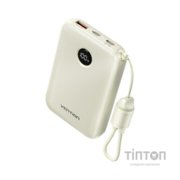Батарея універсальна Vention 10000mAh 22,5W Fast Charging, USB-A, 2xUSB-C Beige (FKAN0-C)