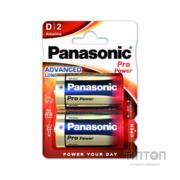 Батарейка D Panasonic Alkaline Pro Power D, BLI 2