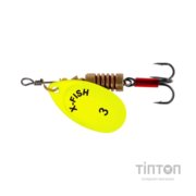 Блешня X-Fish Stark 6.5g 3 Nikel UV lime (1917.07.39)