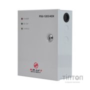 Блок живлення для систем відеоспостереження Kraft Energy PSU-1203/4CH