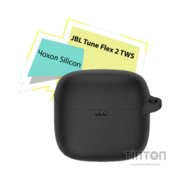 Чохол для навушників BeCover Silicon для JBL Tune Flex 2 TWS Black (713221)