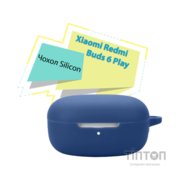 Чохол для навушників BeCover Silicon для Xiaomi Redmi Buds 6 Play Deep Blue (713229)