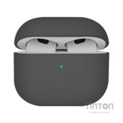 Чохол для навушників Uniq Lino AirPods 4 Silicone Ash Grey (8886463691373)