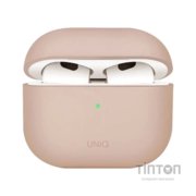 Чохол для навушників Uniq Lino AirPods 4 Silicone Pink Blush (8886463691380)