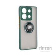 Чохол до мобільного телефона Armorstandart Frosted Matte Ring Xiaomi Redmi Note 13 Pro 5G / Poco X6 5G Dark Green (ARM72725)