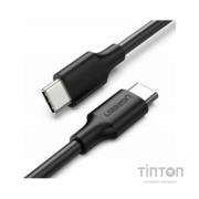 Дата кабель USB-C to USB-C 2.0m US286 3A Black Ugreen (10306)