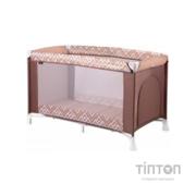 Дитячий манеж Lorelli VERONA 1L (VERONA 1L -brown/beige)