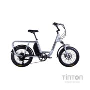 Електровелосипед Dorozhnik 20" ADAMANT DD FR рама-18,5" 8B 17.5А*г 500Вт 2026 срiблястий (ELB-D-20-076)
