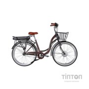 Електровелосипед Dorozhnik 26" eAQUAMARINE BH рама-17" 36B 13А*г 500Вт 2026 сірий (ELB-D-26-316)