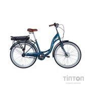 Електровелосипед Dorozhnik 26" eAQUAMARINE BH рама-17" 36B 13А*г 500Вт 2026 темно-синій (ELB-D-26-294)