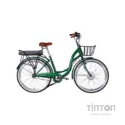 Електровелосипед Dorozhnik 26" eAQUAMARINE BH рама-17" 36B 13А*г 500Вт 2026 зелений (ELB-D-26-317)