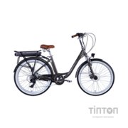 Електровелосипед Dorozhnik 26" eRUBY DD FR рама-17" 36B 13А*г 500Вт 2026 мокрий асфальт (ELB-D-26-300)