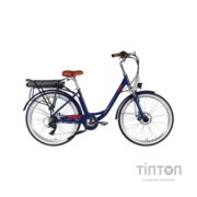 Електровелосипед Dorozhnik 26" eRUBY DD FR рама-17" 36B 13А*г 500Вт 2026 темно-синій (ELB-D-26-299)