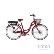 Електровелосипед Dorozhnik 28" eAQUAMARINE BH рама-19" 36B 13А*г 500Вт 2026 бордовий (ELB-D-28-134)