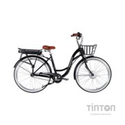 Електровелосипед Dorozhnik 28" eAQUAMARINE BH рама-19" 36B 13А*г 500Вт 2026 чорний (ELB-D-28-109)