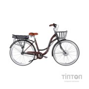 Електровелосипед Dorozhnik 28" eAQUAMARINE BH рама-19" 36B 13А*г 500Вт 2026 сірий (ELB-D-28-135)