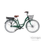 Електровелосипед Dorozhnik 28" eAQUAMARINE BH рама-19" 36B 13А*г 500Вт 2026 зелений (ELB-D-28-136)