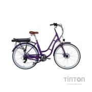 Електровелосипед Dorozhnik 28" eCORAL DD FR рама-19" 48B 13А*г 500Вт 2026 фіолетово-синій (ELB-D-28-116)