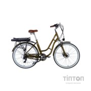 Електровелосипед Dorozhnik 28" eCORAL DD FR рама-19" 48B 17.5А*г 500Вт 2026 бронзовий (ELB-D-28-119)