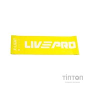 Еспандер LivePro Fitness Band X-Light LP8415-XL жовтий Уні 200х15см (2,3кг) (6951376153651)