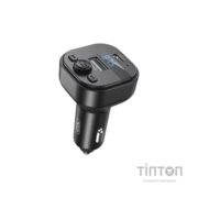 FM модулятор XO BCC18 USB-A OTG/USB-C Black (BCC18.black)