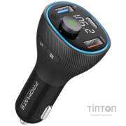 FM-трансмітер Promate PowerTune-38w Black