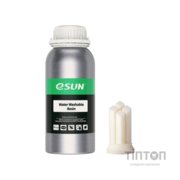 Фотополімерна смола eSUN Resin, Water Washable UV/LCD White 0,5kg (WATERWASHABLERESINW500G)