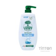 Гель для душу L'Arbre Vert Міцелярний очищуючий З квітковою водою волошки 720 мл (3450601100758)