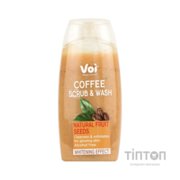 Гель для душу Voi Coffee Scrub & Wash Natural Fruit Seeds Whitening Effect 400 мл (8681608226133)