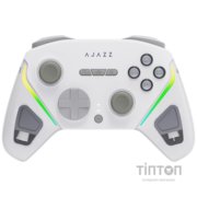 Геймпад Ajazz GP100 2.4G/BT/USB Switch/PC/iOS/Android RGB White (GP100-W)