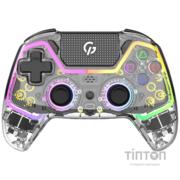 Геймпад GamePro GPS13T BT 5.3/USB/PC/iOS/Android/PS3/PS4 RGB Transparent (GPS13T)