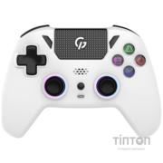 Геймпад GamePro GPS13W BT 5.3/USB/PC/iOS/Android/PS3/PS4 RGB White (GPS13W)