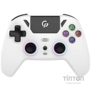 Геймпад GamePro GPS20W 2.4G/BT 5.1/USB (Switch/PC/PS/iOS/Android) RGB White (GPS20W)