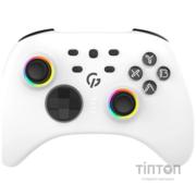 Геймпад GamePro GPX13W 2.4G/BT 5.1/USB/PC/iOS/Android RGB White (GPX13W)