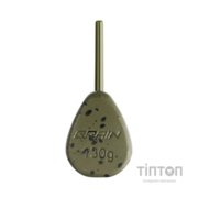 Грузило Brain In-Line Flat Lead 130g 2шт/уп Green (1858.32.09)